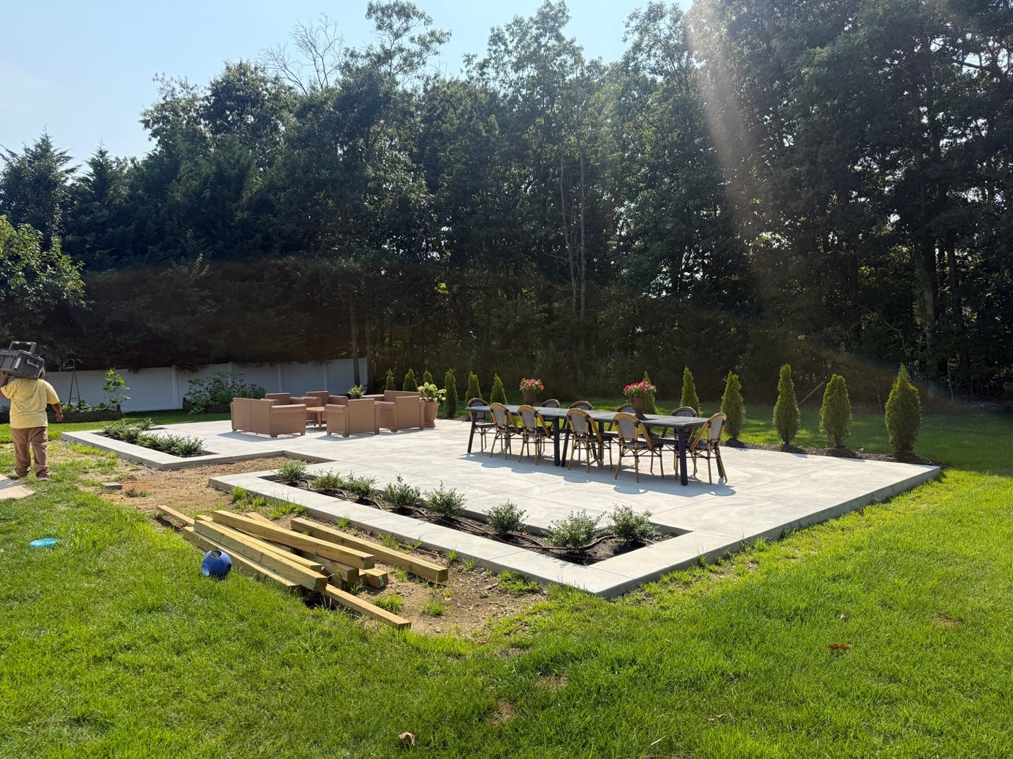 Deck construction project by AC Better Homes